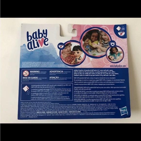 New Baby Alive Food ~ Baby Alive Food Packets Lot ~Bay Alive Toy Powdered Food - Picture 3 of 3